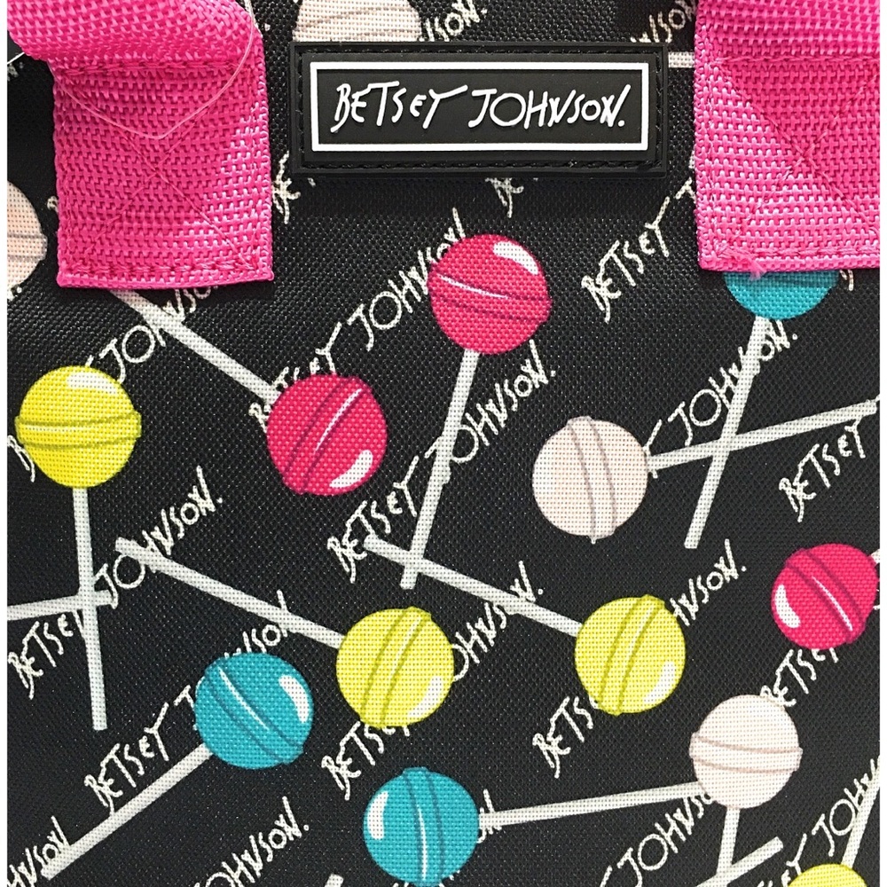 Betsey Johnson Insulated Lollipop Lunch Tote Bag - Picture 3 of 8